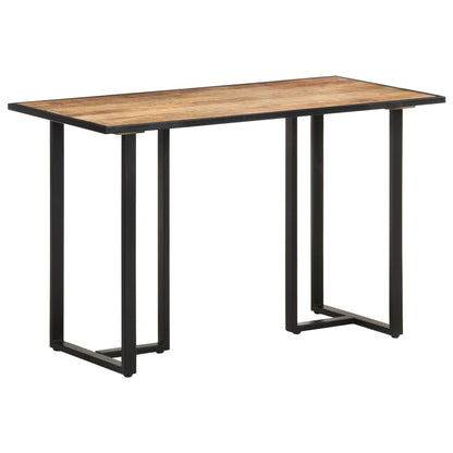 Table à manger 120 cm Bois de manguier brut