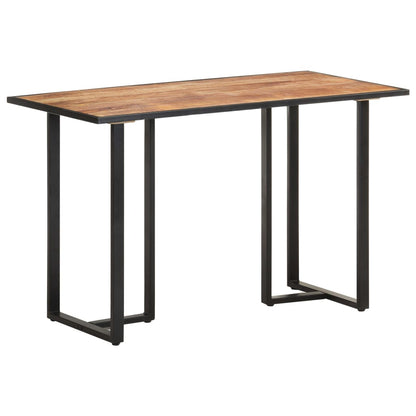 Table à manger 120 cm Bois de manguier brut