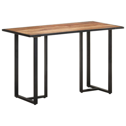 Table à manger 120 cm Bois de manguier brut