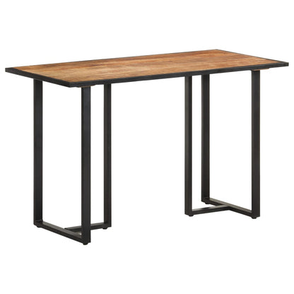 Table à manger 120 cm Bois de manguier brut