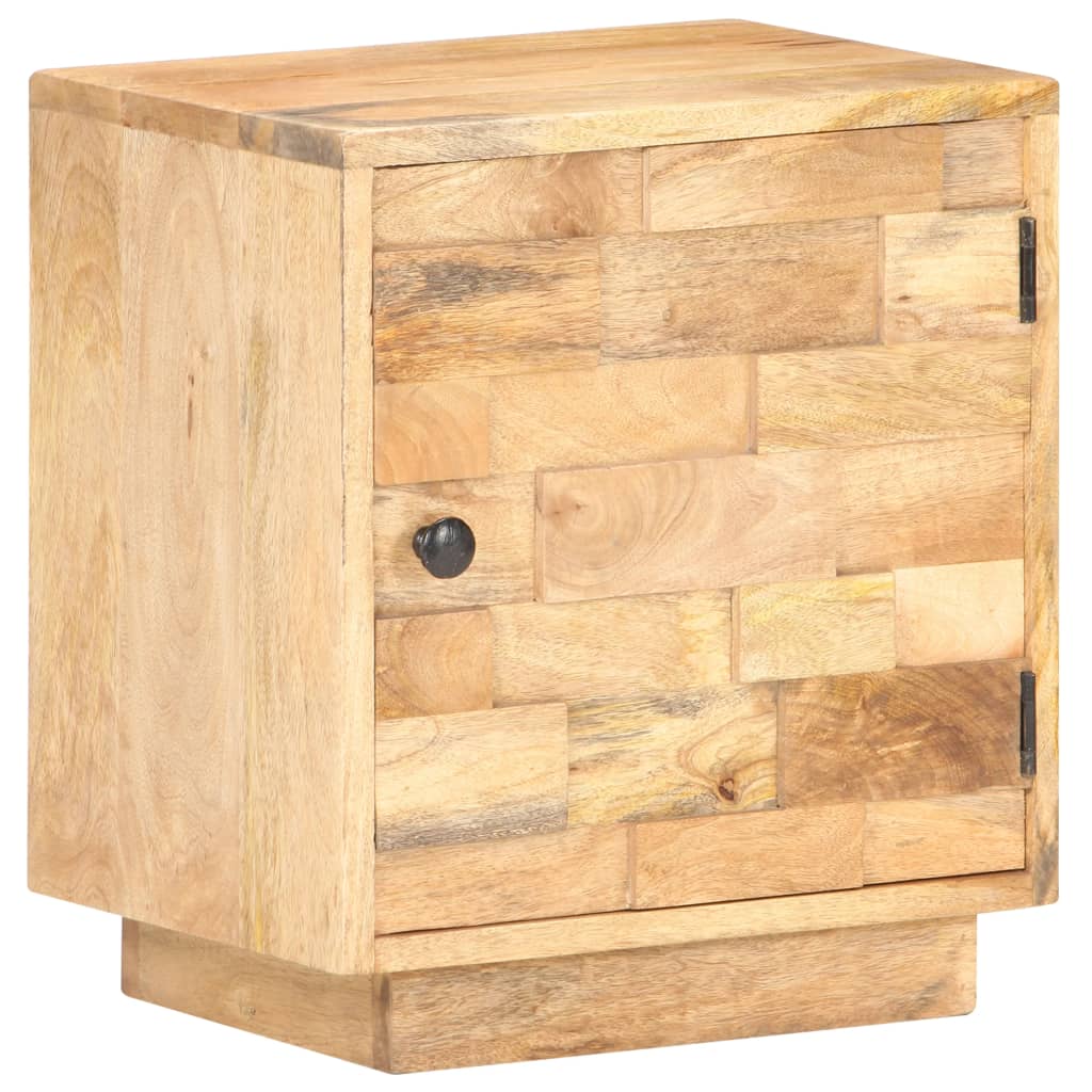 Table de chevet 40x30x45 cm Bois de manguier solide