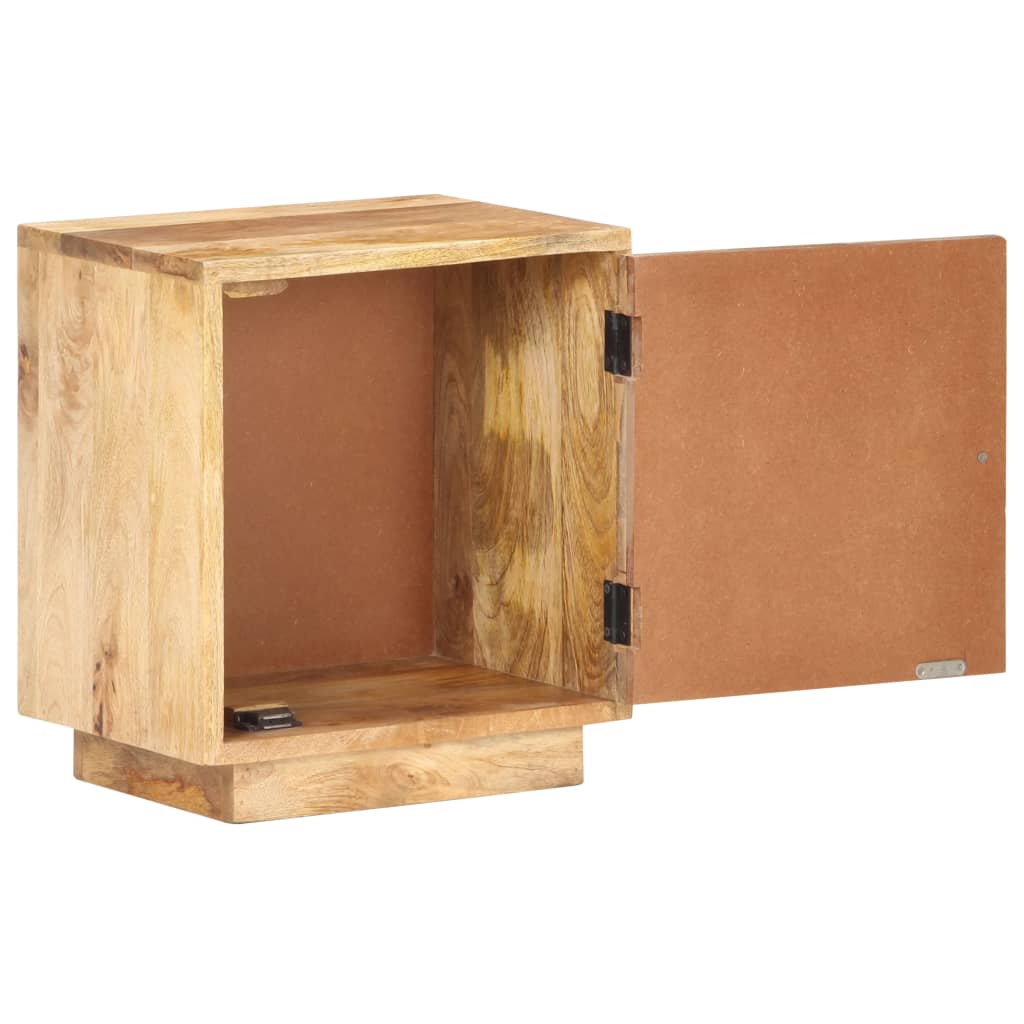 Table de chevet 40x30x45 cm Bois de manguier solide