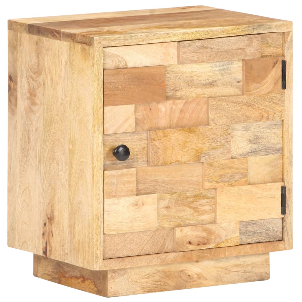 Table de chevet 40x30x45 cm Bois de manguier solide