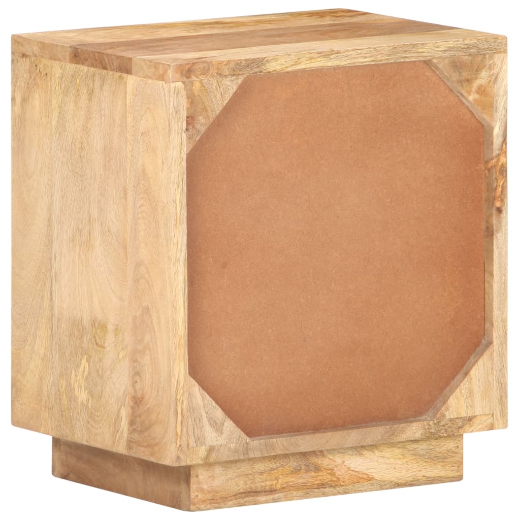 Table de chevet 40x30x45 cm Bois de manguier solide