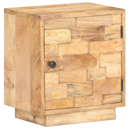 Table de chevet 40x30x45 cm Bois de manguier solide