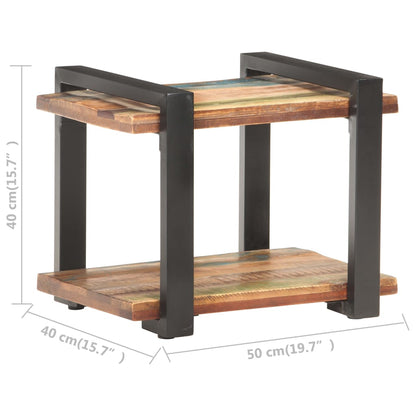 Table de chevet 50x40x40 cm Bois de récupération massif