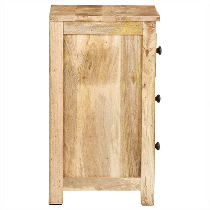 Table de chevet 45x35x60 cm Bois de manguier massif