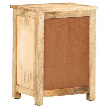 Table de chevet 45x35x60 cm Bois de manguier massif