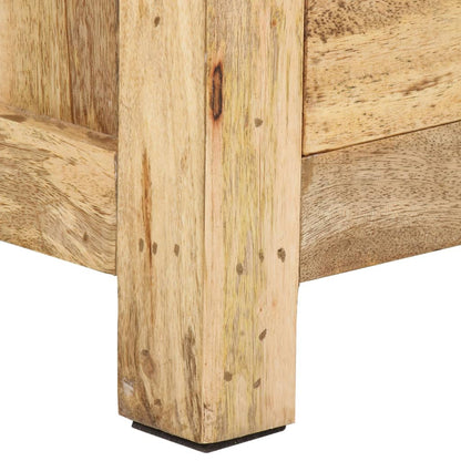 Table de chevet 45x35x60 cm Bois de manguier massif