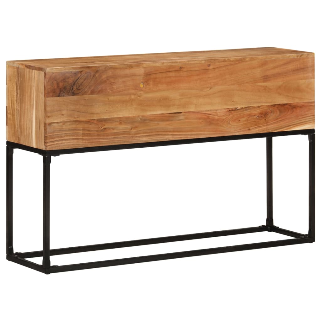 Table console 120x30x75 cm Bois d'acacia massif