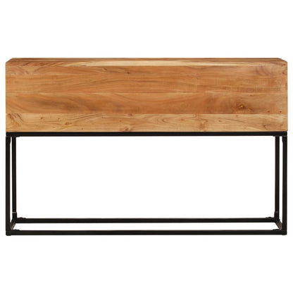 Table console 120x30x75 cm Bois d'acacia massif