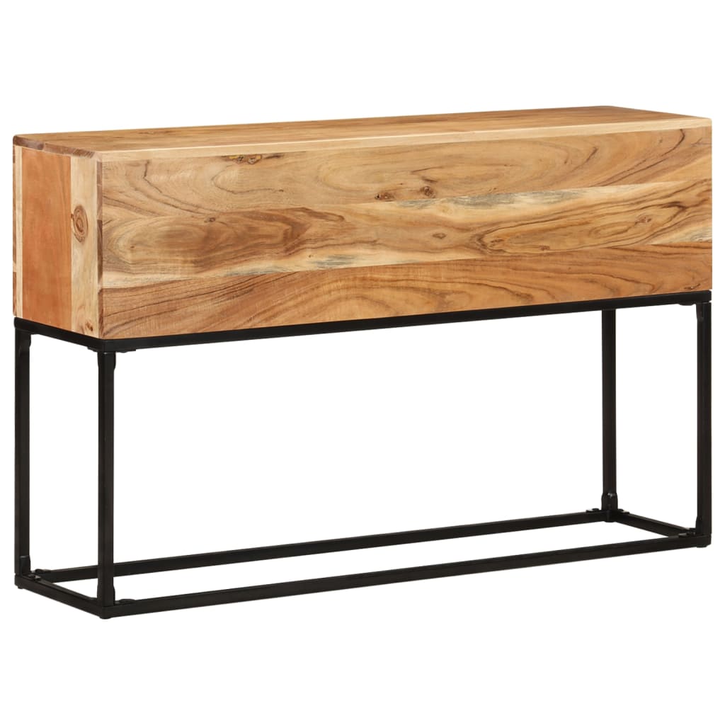 Table console 120x30x75 cm Bois d'acacia massif