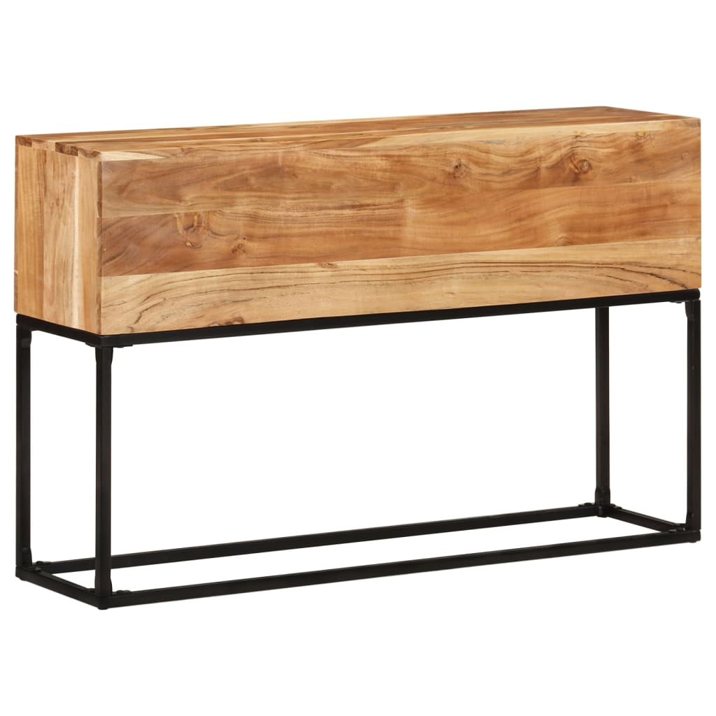 Table console 120x30x75 cm Bois d'acacia massif