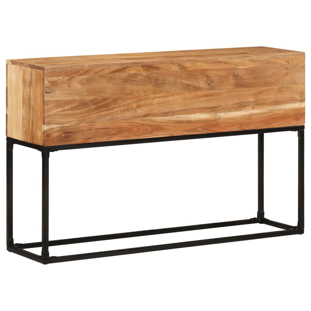 Table console 120x30x75 cm Bois d'acacia massif