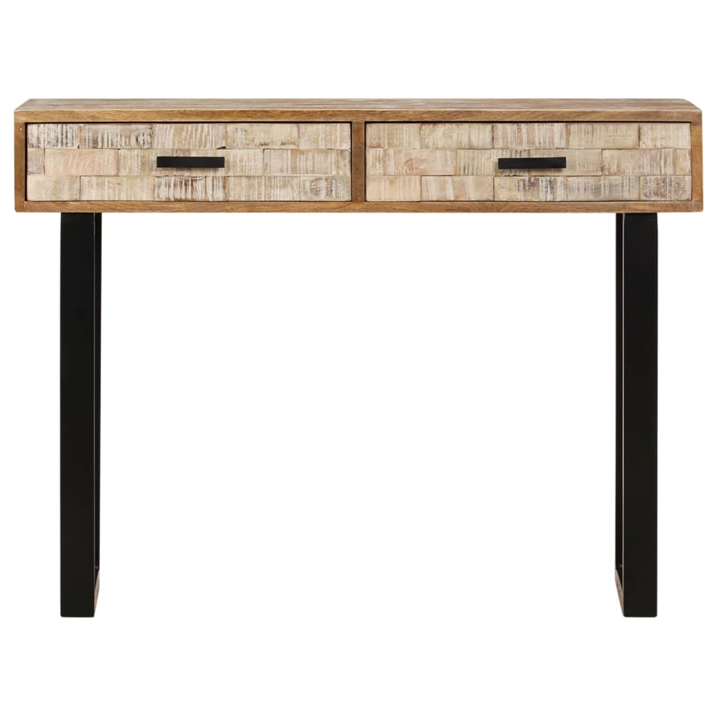 Table console 100x30x75 cm Bois de manguier massif