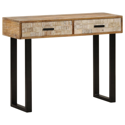 Table console 100x30x75 cm Bois de manguier massif