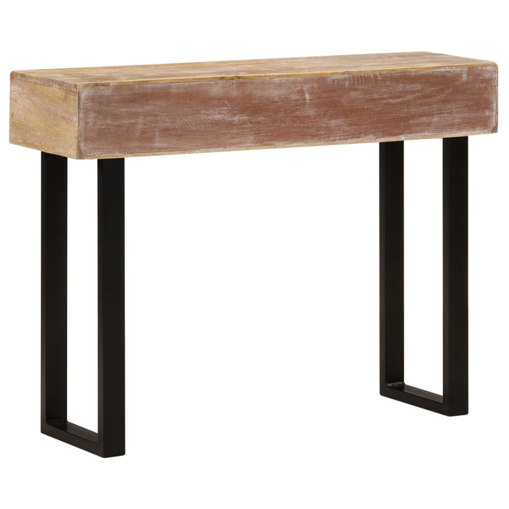 Table console 100x30x75 cm Bois de manguier massif