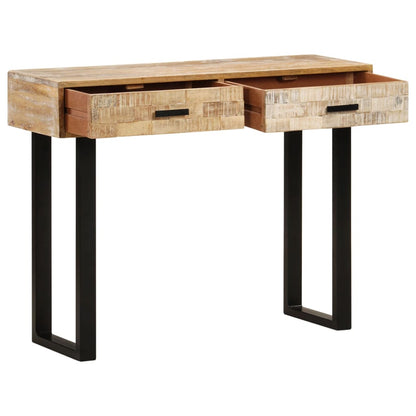 Table console 100x30x75 cm Bois de manguier massif