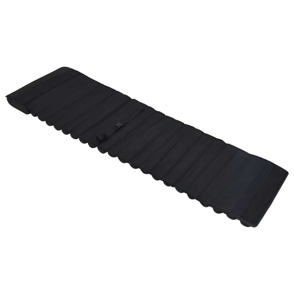 Coussin de chaise longue Noir Daim