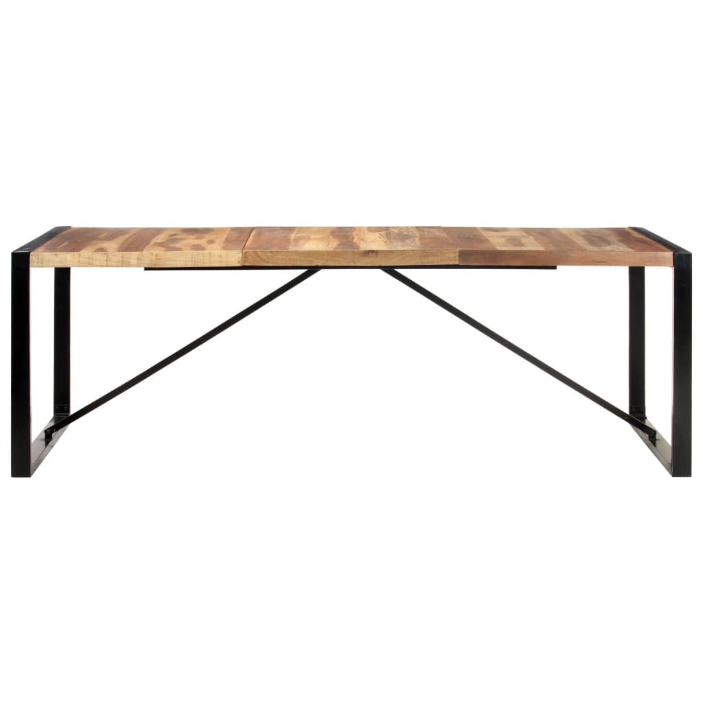 Table à manger 220x100x75 cm bois massif