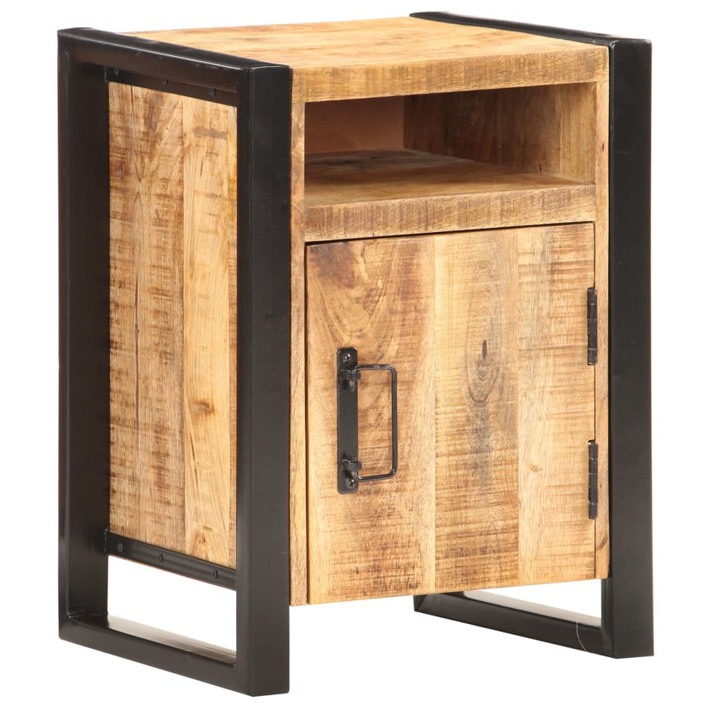 Table de chevet 40x35x55 cm Bois de manguier solide