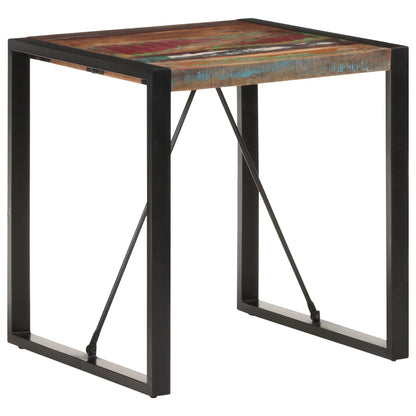 Table à manger 70x70x75 cm Bois de récupération massif