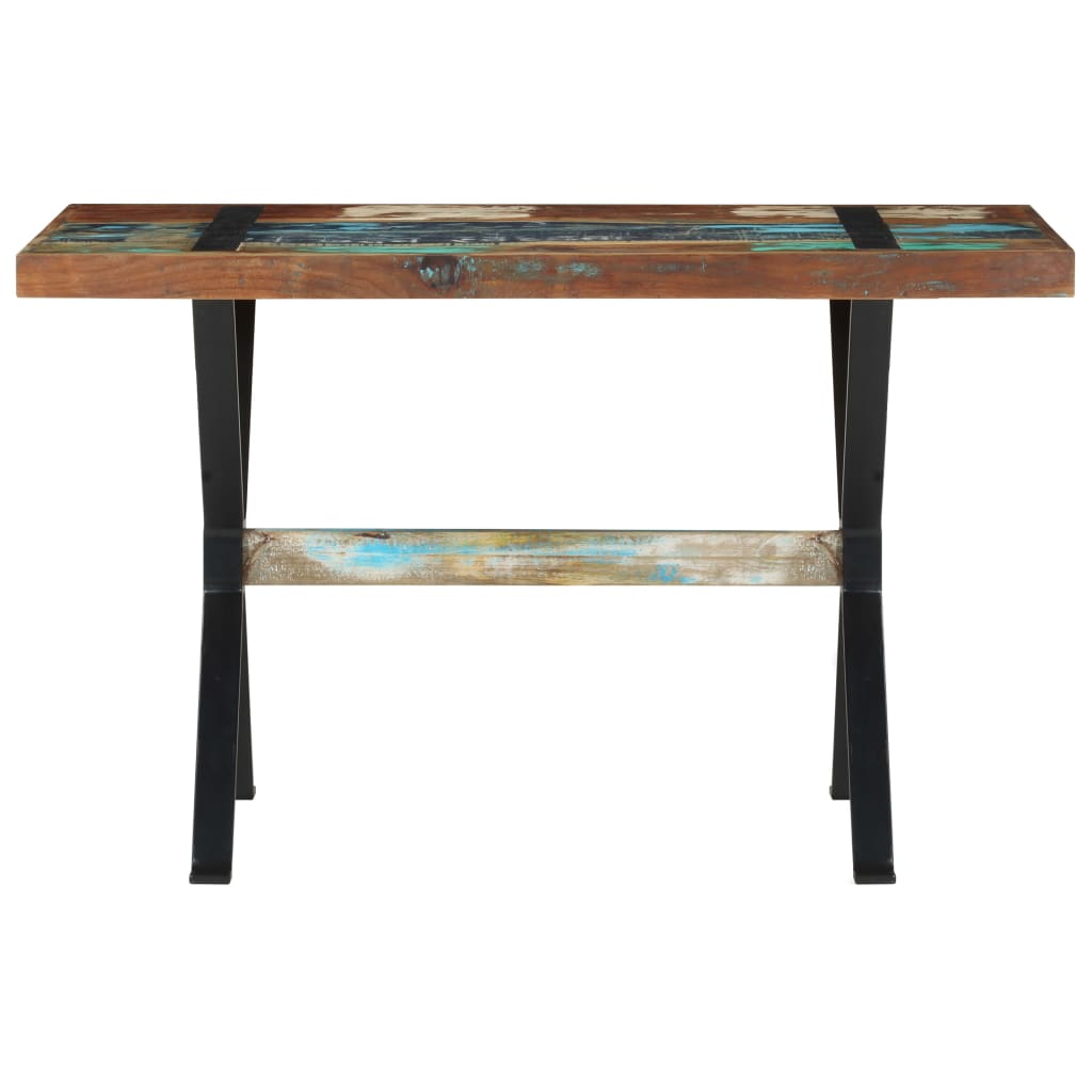 Table à manger 120x60x76 cm Bois de récupération massif