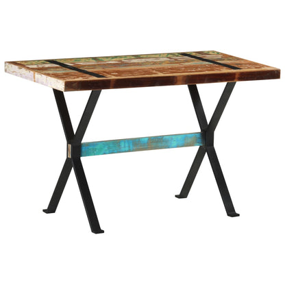 Table à manger 120x60x76 cm Bois de récupération massif