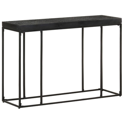 Table console Noir 110x35x76 cm Bois d'acacia et de manguier