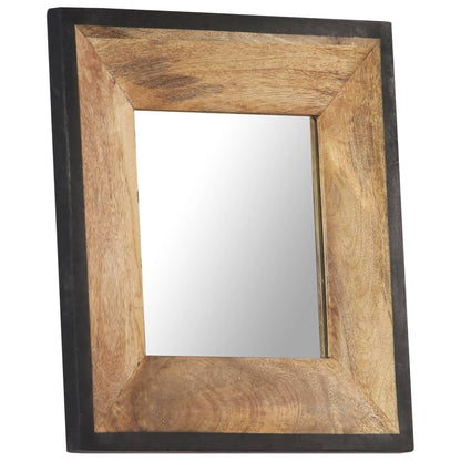 Miroir 50x50 cm Bois de manguier massif