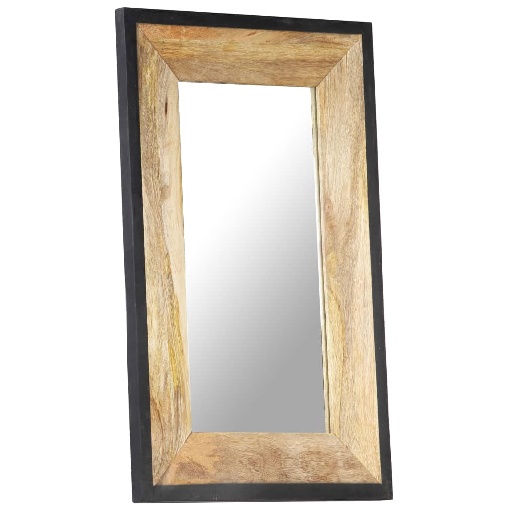 Miroir 80x50 cm Bois de manguier massif