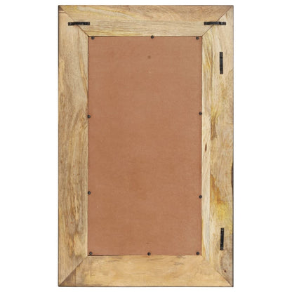 Miroir 80x50 cm Bois de manguier massif