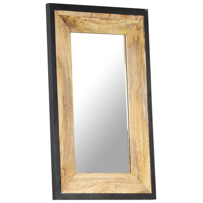 Miroir 80x50 cm Bois de manguier massif