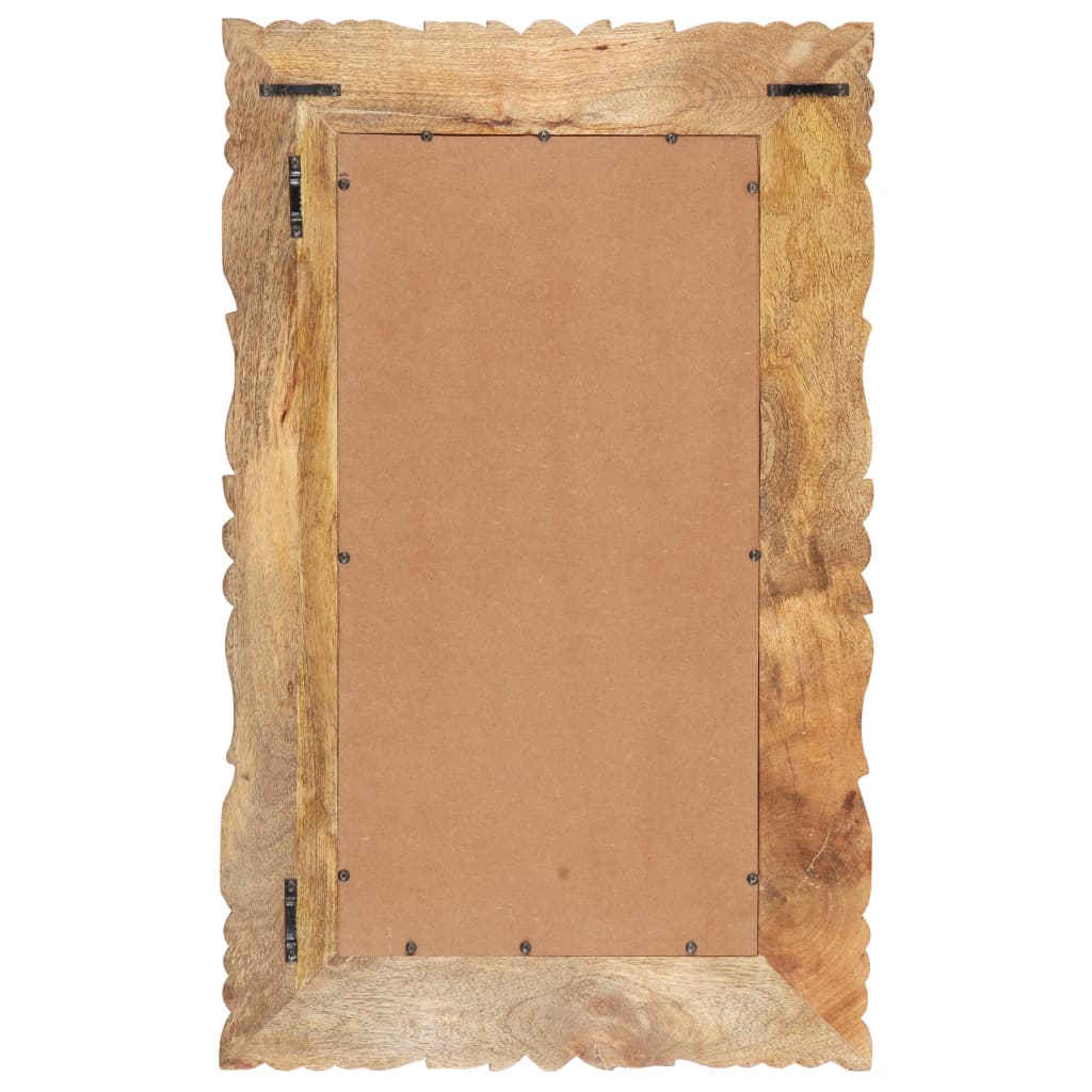 Miroir 80x50 cm Bois de manguier massif