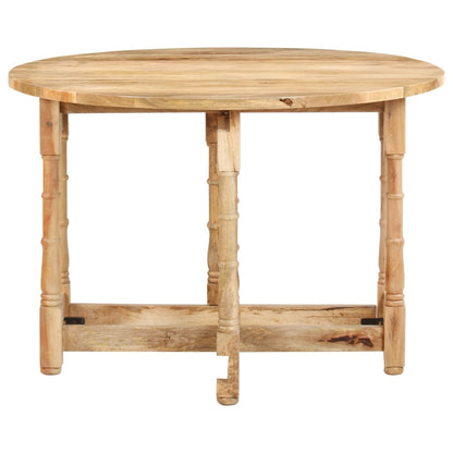 Table à manger Rond 110x76 cm Bois de manguier massif