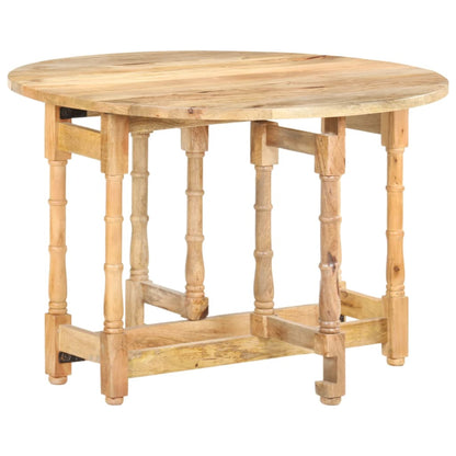 Table à manger Rond 110x76 cm Bois de manguier massif