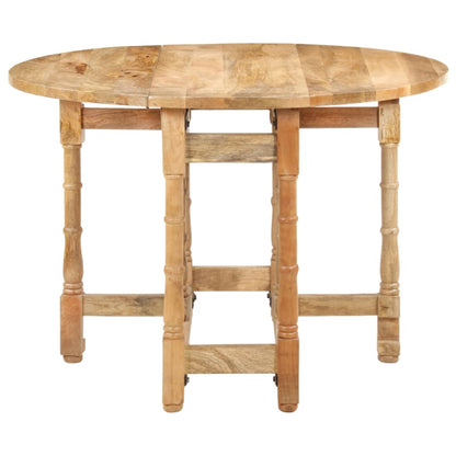 Table à manger Rond 110x76 cm Bois de manguier massif