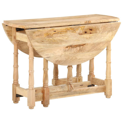 Table à manger Rond 110x76 cm Bois de manguier massif