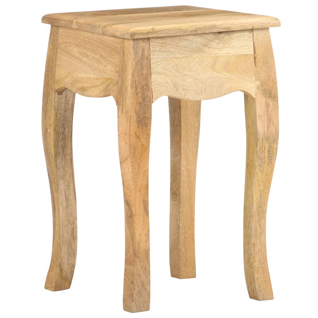 Table de chevet 28x28x46 cm Bois de manguier massif