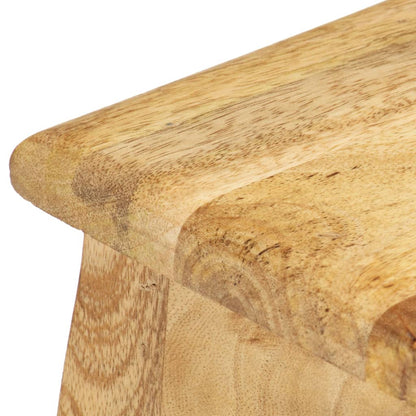 Table de chevet 28x28x46 cm Bois de manguier massif