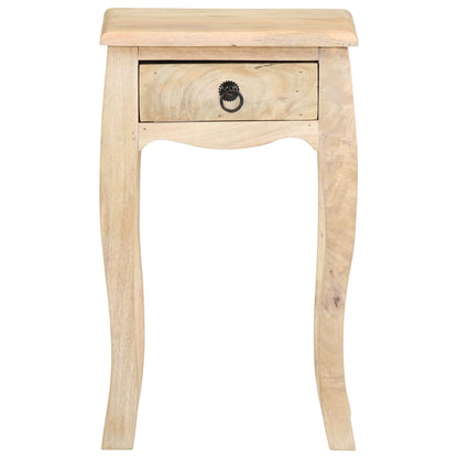 Table de chevet 28x28x46 cm Bois de manguier massif