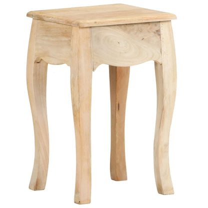 Table de chevet 28x28x46 cm Bois de manguier massif