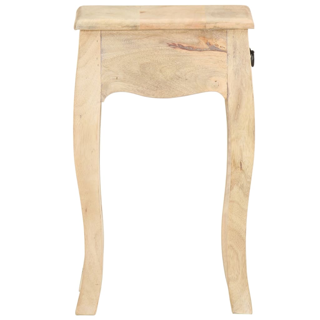 Table de chevet 28x28x46 cm Bois de manguier massif