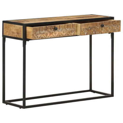 Table console 100x35x75 cm Bois de manguier massif