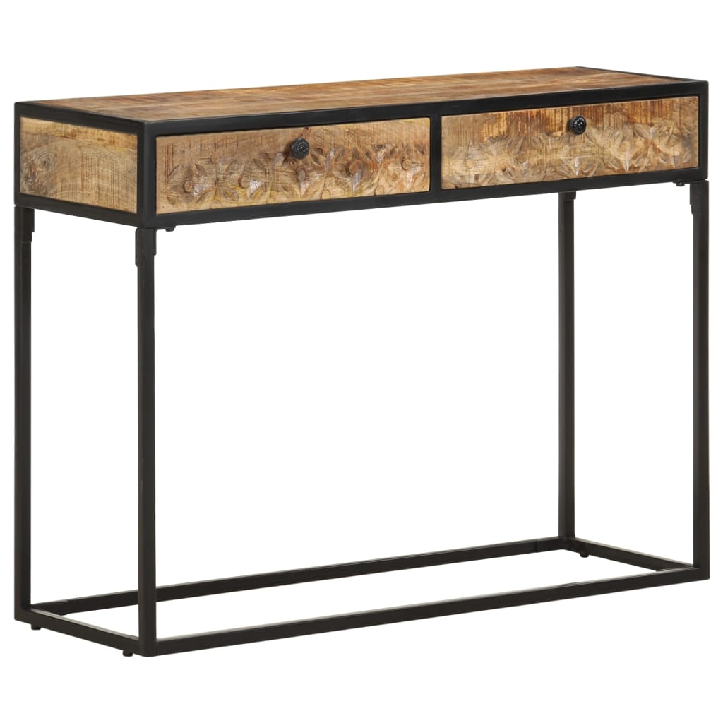 Table console 100x35x75 cm Bois de manguier massif