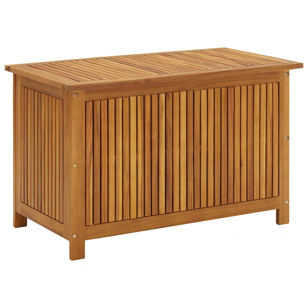 Boîte de rangement de jardin 90x50x58 cm bois d'acacia massif