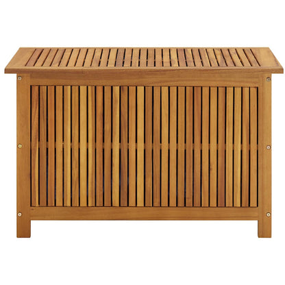 Boîte de rangement de jardin 90x50x58 cm bois d'acacia massif