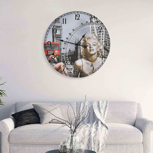 Horloge murale vintage 60 cm