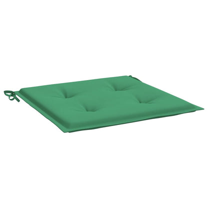 Coussins de chaise jardin lot de 4 vert 50x50x3 cm tissu oxford