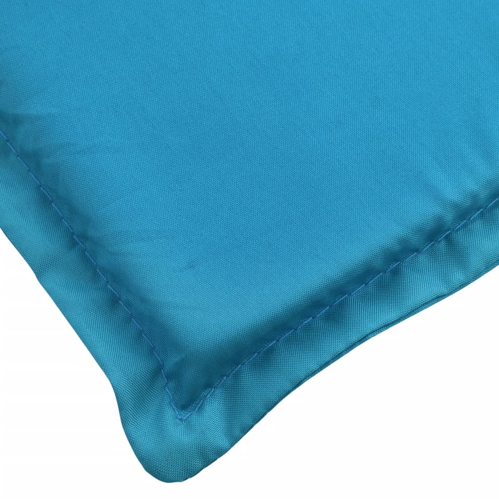 Coussin de chaise longue bleu 186x58x3 cm tissu oxford